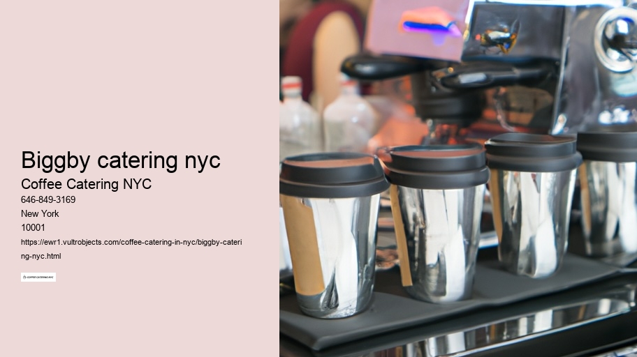 The Different Types of Coffee Catering Services in NYC 