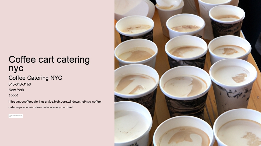 coffee cart catering nyc