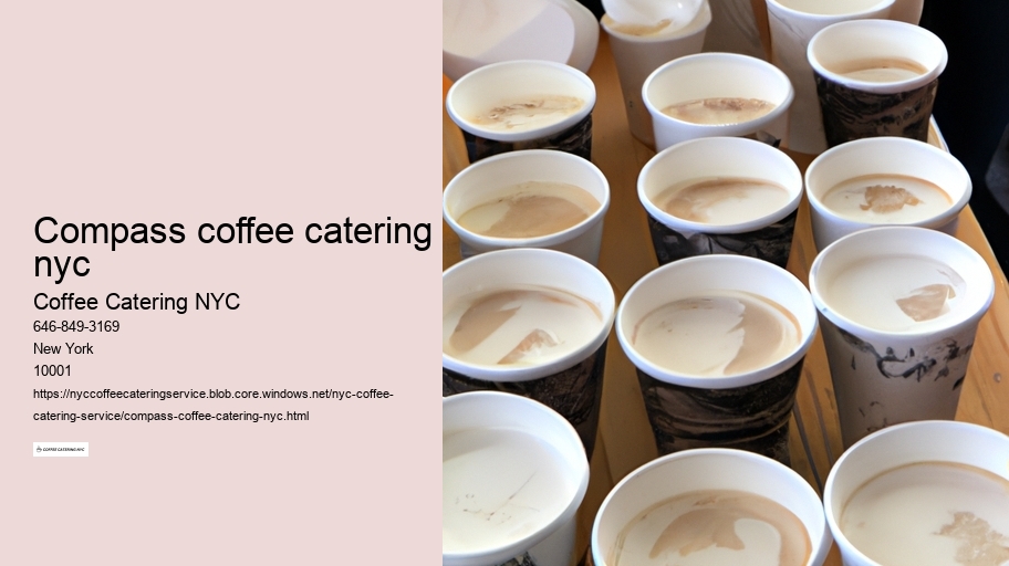 compass coffee catering nyc