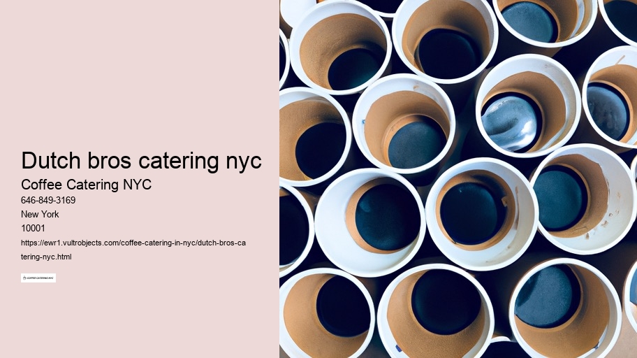 How to Find the Perfect Coffee Caterer for Your Next NYC Party 