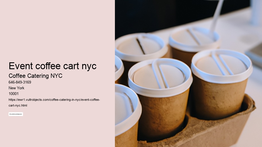 How to Get Quality Coffee Catered for Your Next Big Event in NYC 