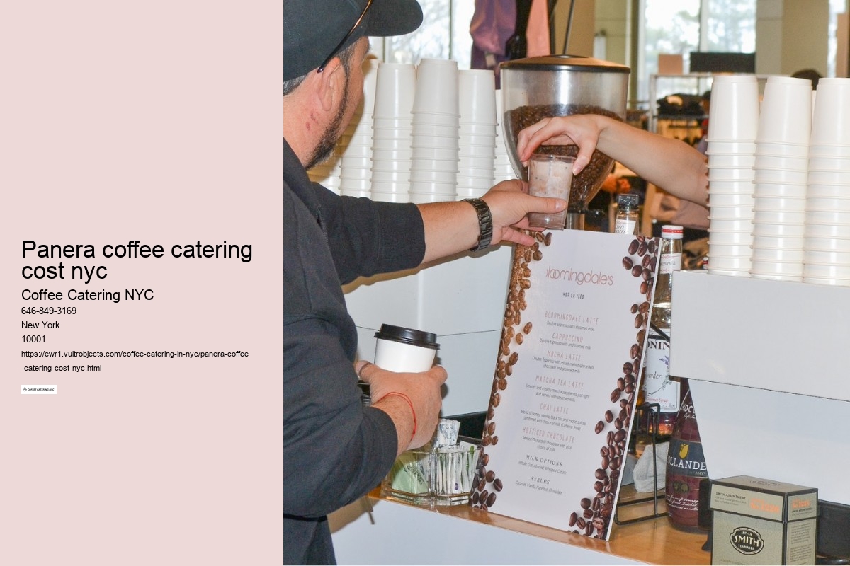 What Types of Drinks and Foods Can Be Served Through Coffee Catering?