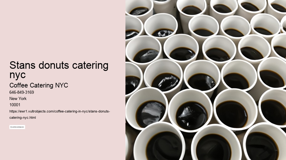 How to Make a Lasting Impression with Coffee Catering in NYC 